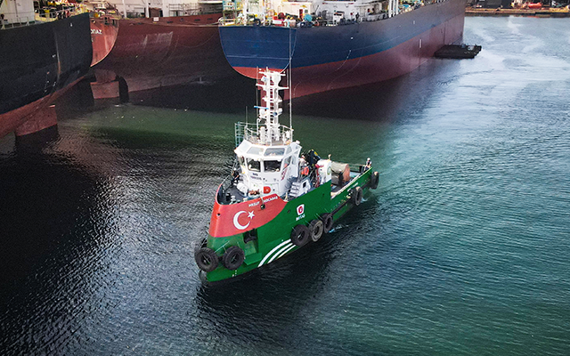 The Oil Recovery Vessel has been delivered.