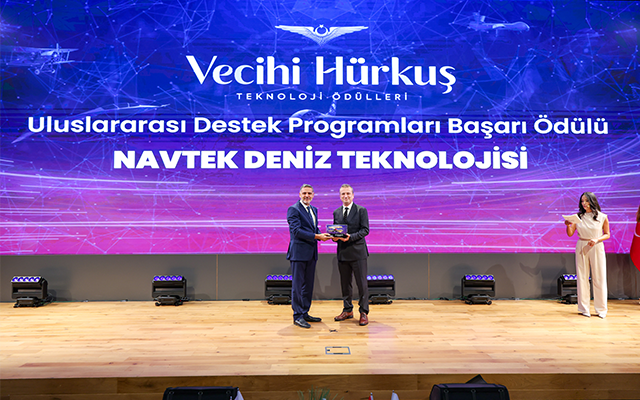 NAVTEK Receives the International Support Programs Achievement Award at the Vecihi Hürkuş Technology Awards